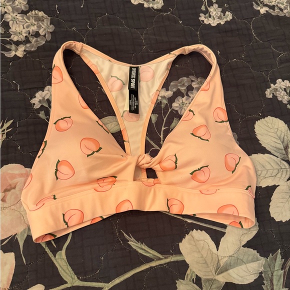 Victoria's Secret Other - Victoria Secret Peach Pattern Sports Bra